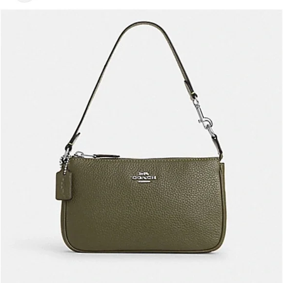 Coach Nolita silver olive mini bag - Picture 1 of 2